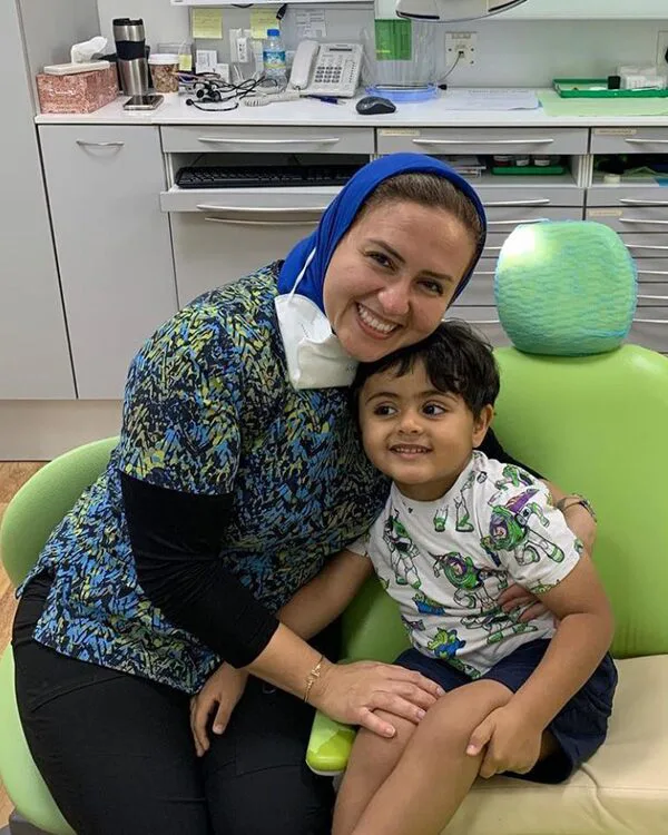 Dr Mai Kamar, Pediatric Dentist with Happy Patients