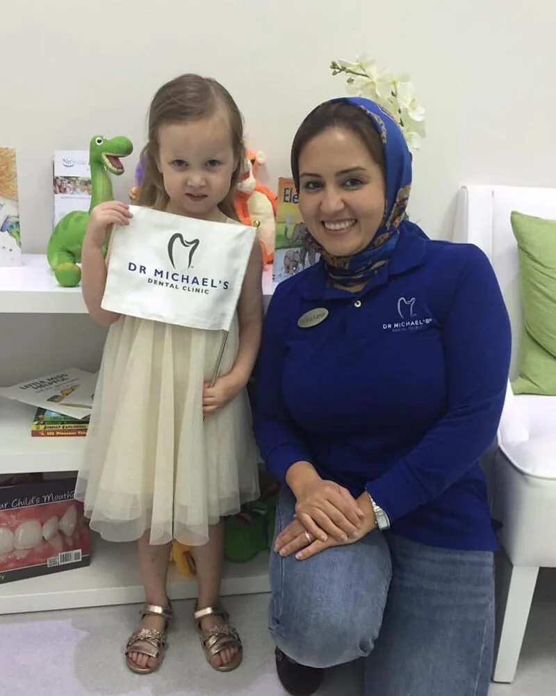 Dr Mai Kamar, Pediatric Dentist with Happy Patients