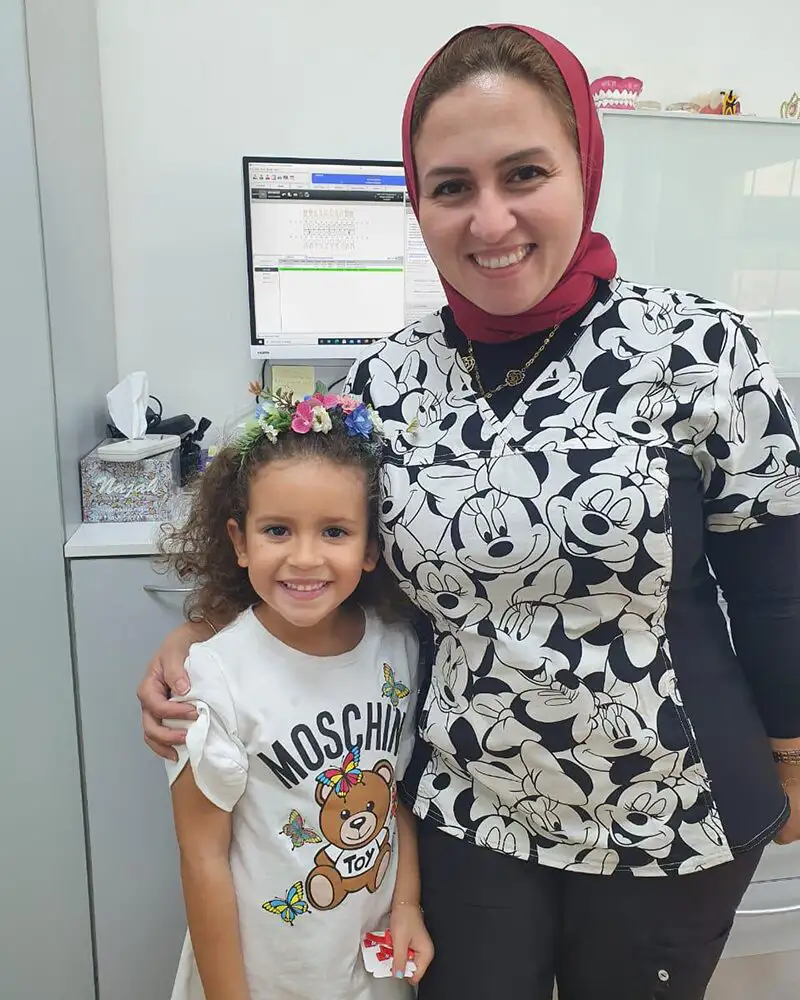 Dr Mai Kamar, Pediatric Dentist with Happy Patients